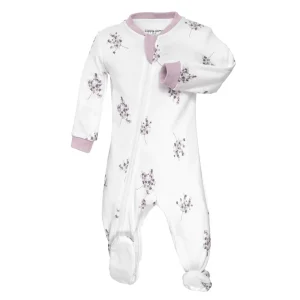 ZippyJamz Footie - Spring Blossom - 0-3m
