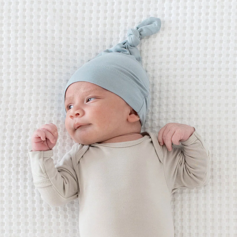 Kyte Baby Knotted Cap - Fog - 0-3m - Image 2