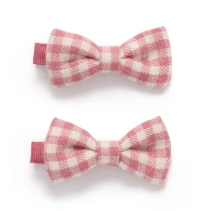 *Sherick Fredermen Rosy Picnic Bow Clips (2-Pack)