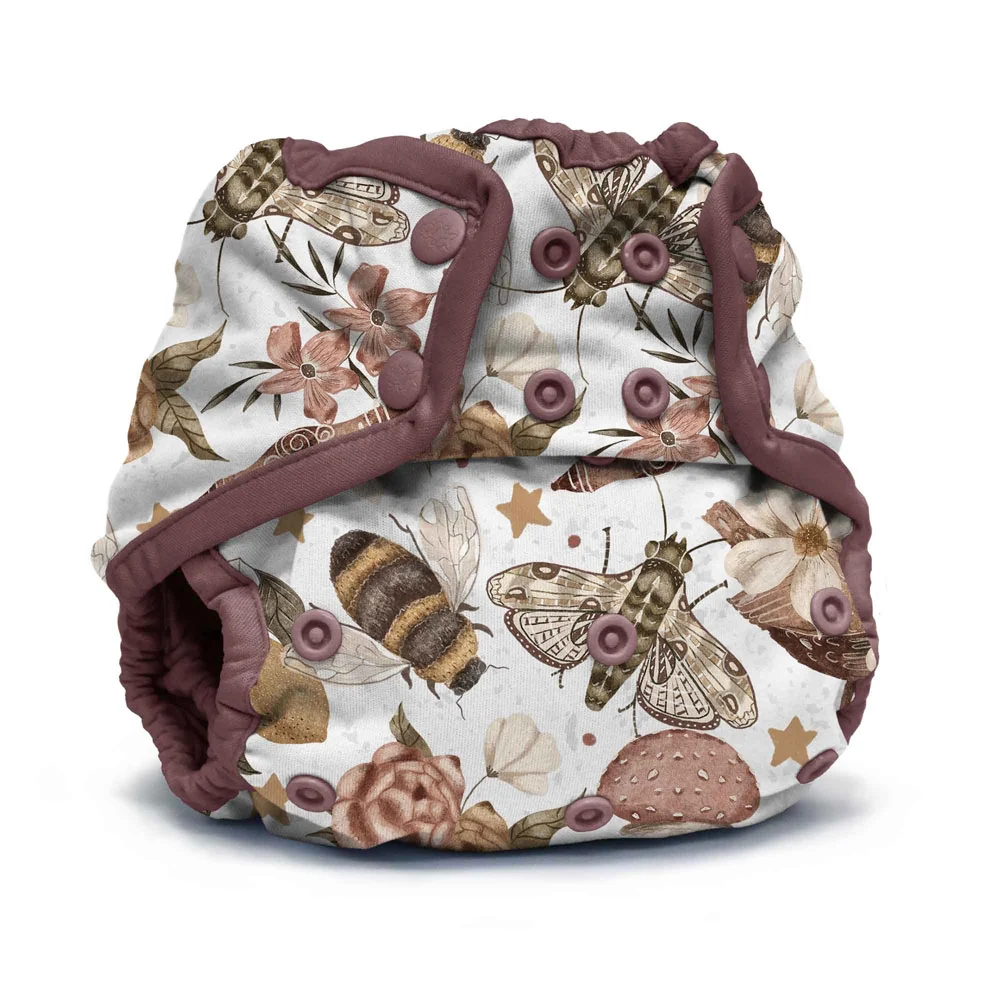 Rumparooz One-Size Cloth Diaper Cover - Snap - Platinum - Image 30
