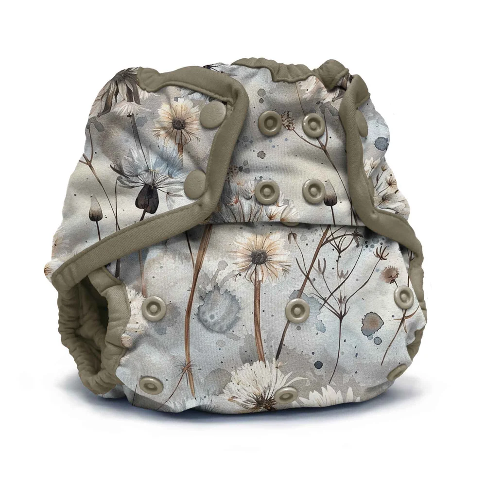 Rumparooz One-Size Cloth Diaper Cover - Snap - Platinum - Image 32