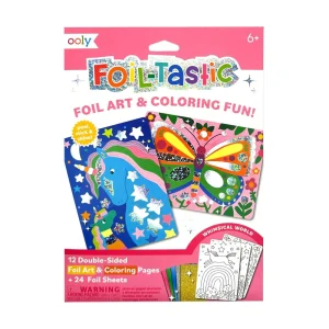 *Ooly Foil-tastic Foil Art & Colouring Set - Whimsical World