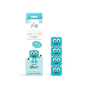 *Glo Pals Light Up Cubes 4-Pack - Blue