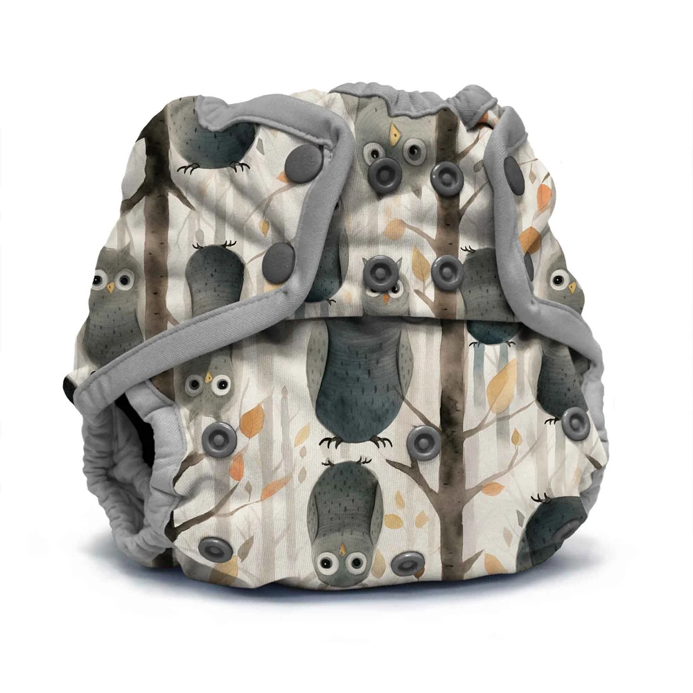 Rumparooz One-Size Cloth Diaper Cover - Snap - Platinum - Image 22