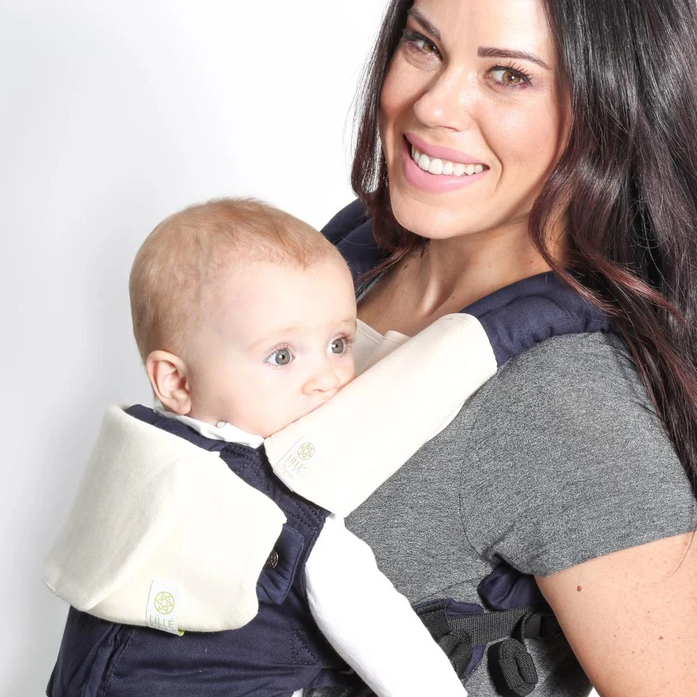 *LILLEbaby Complete Organic Front Bib - Natural - Image 2