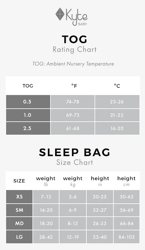 Kyte Baby Sleep Bag - 2.5 Tog - Rust (Size Small) - Image 2