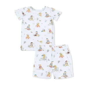 Angel Dear Lounge Wear Shorts - Lake Buddy Dogs - 2t