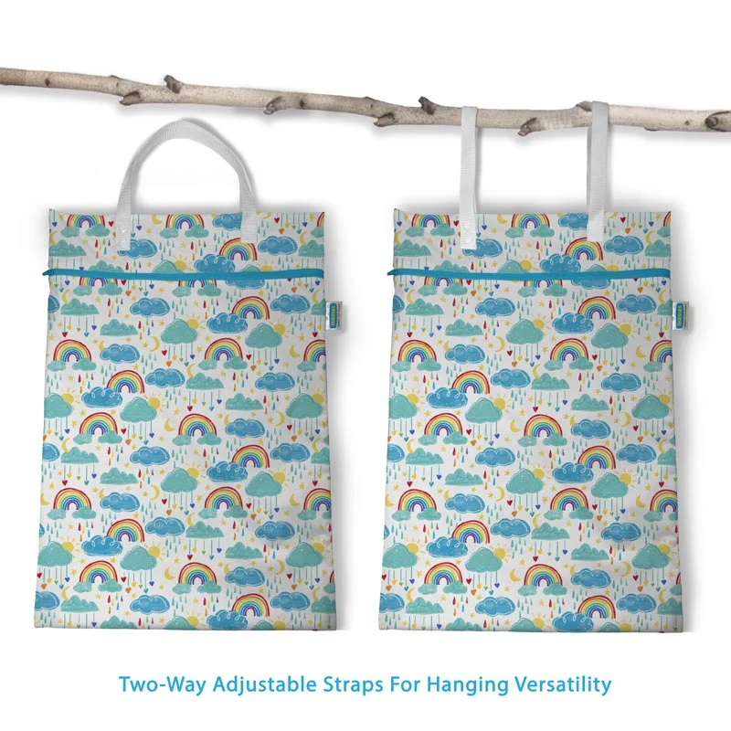 *Thirsties Hanging Wet Bag - Dino-Rawr - Image 2