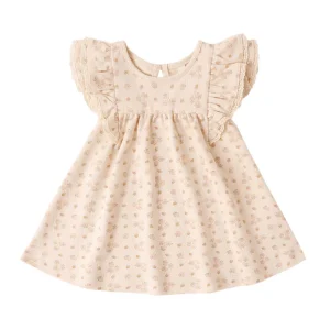 Quincy Mae Flutter Dress - Strawberries - 12-18m