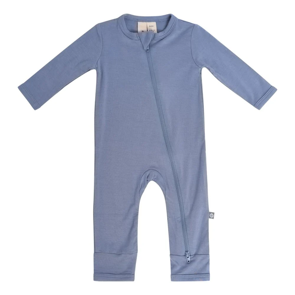 Kyte Baby Zippered Romper - Slate - 12-18m