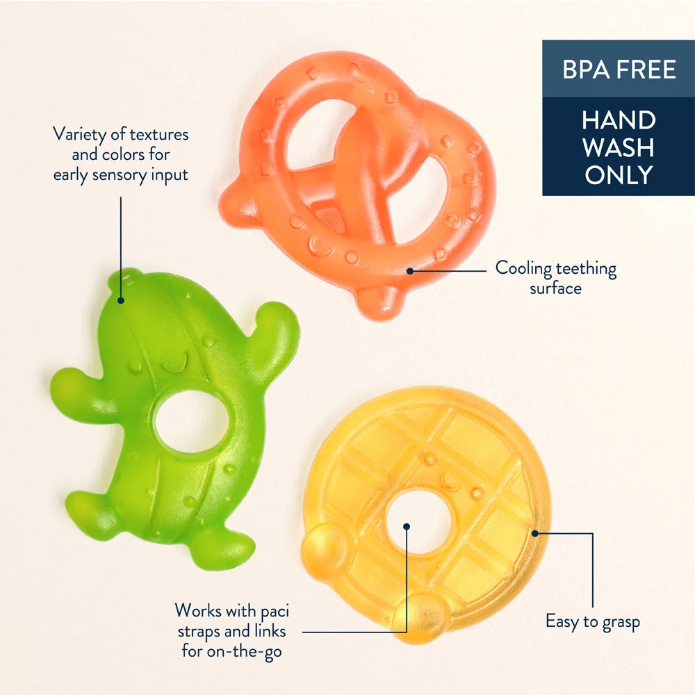 *Itzy Ritzy Cutie Coolers Teethers - Silly Foods - Image 5
