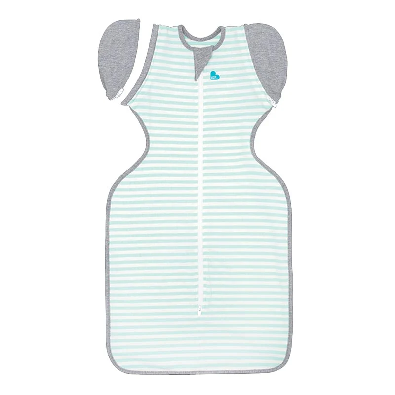 Love to Dream Swaddle Up Transition Bag (1.0 Tog) - Mint Stripe - Medium