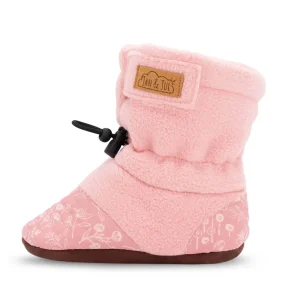 Jan & Jul Baby Stay-Put Cozy Booties - Prairie Flowers (Size 18-24m)