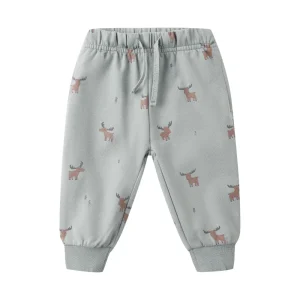 Quincy Mae Relaxed Sweatpant - Moose (Size 3-6m)