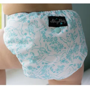 Lalabye Baby One-Size Stay Dry Cloth Diaper *CANADA SHIPPING ONLY* - April Showers