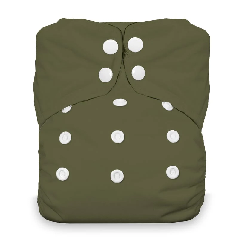 Thirsties One-Size All-in-One Cloth Diaper - SNAP - Claws - Image 8