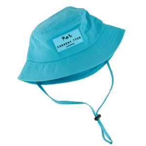 Current Tyed Waterproof Bucket Hat - Blue Curaco - Large (4y+)