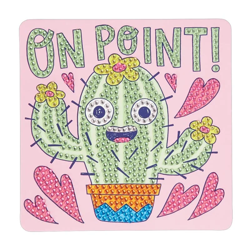 *Ooly Razzle Dazzle DIY Mini Gem Art Kit - Cheery Cactus - Image 3