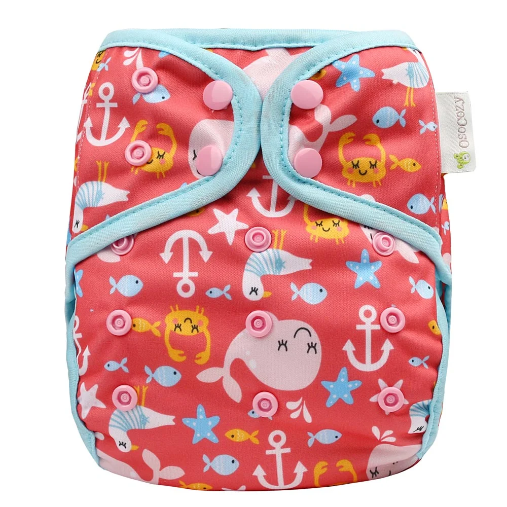 OsoCozy One Size Cloth Diaper Cover - Ferns - Image 18