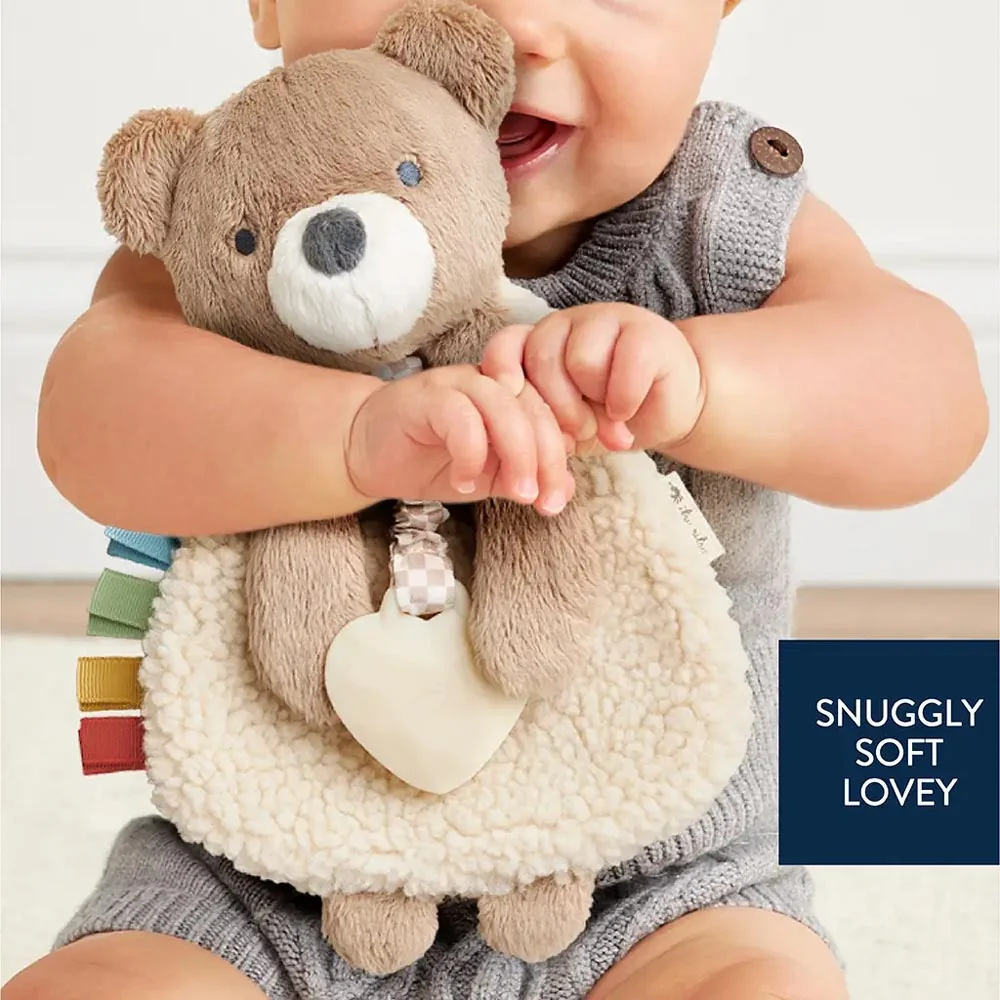 *Itzy Ritzy Itzy Lovey Plush & Silicone Teether Toy - Theo the Bear - Image 3