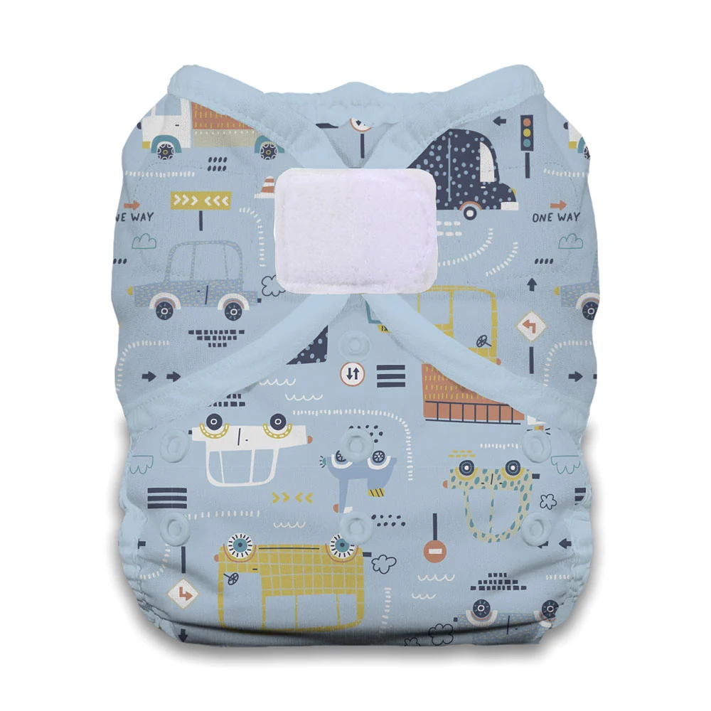 Thirsties Duo Wrap - New and Improved Hook & Loop - Size 1 (6-18lbs) / Harvest Helpers - Image 11