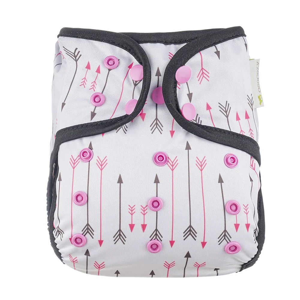 OsoCozy One Size Cloth Diaper Cover - Ferns - Image 5