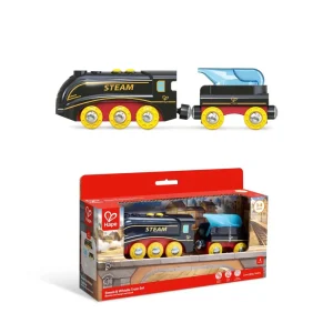 *Hape Steam & Whistle Train Set