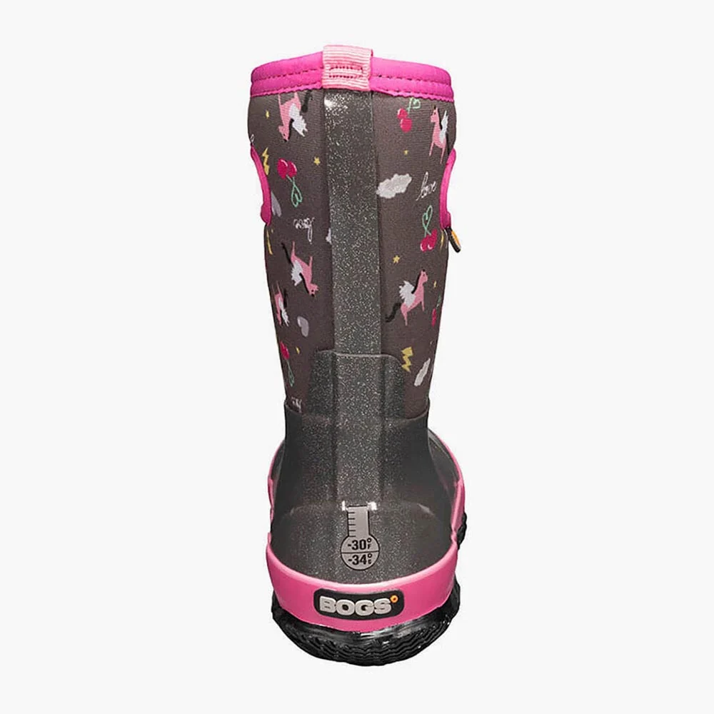Bogs Classic Pegasus Kid's Winter Boots - Dark Grey Multi - 7 - Image 3