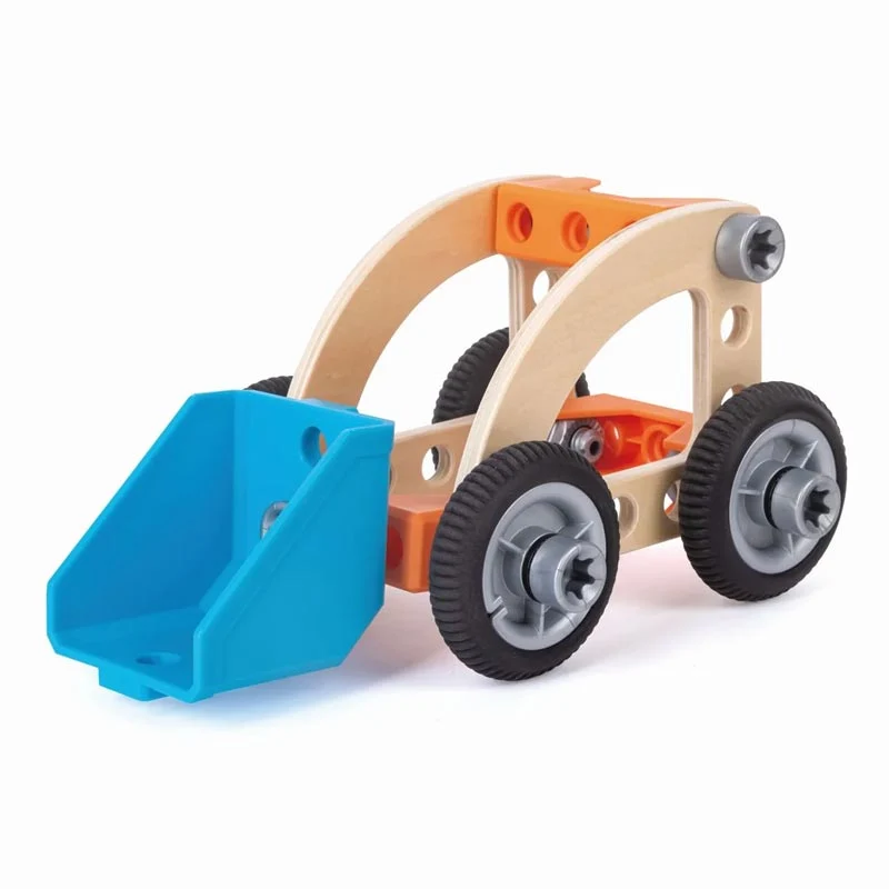 *Hape Build 'n' Drive Car Set - Image 2