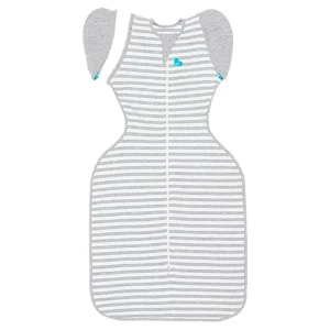 Love to Dream Swaddle Up Transition Bag (1.0 Tog) - Gray Stripe - Extra Large (24-31lbs)