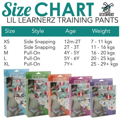 Kanga Care Lil' Learnerz Training Pants - 2 Pack - Hope & Captain / X-Small - Image 2