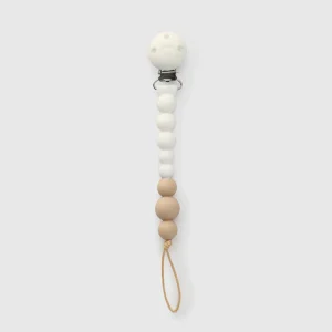 *Loulou Lollipop OneC Silicone Pacifier Clip - Grey