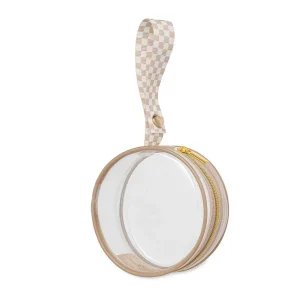 *Itzy Ritzy Itzy Paci Case - Taupe Checkerboard