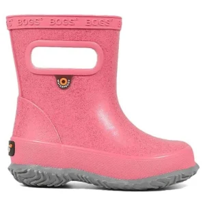 Bogs Skipper Glitter Kids Rainboots - Pink (Size 8)