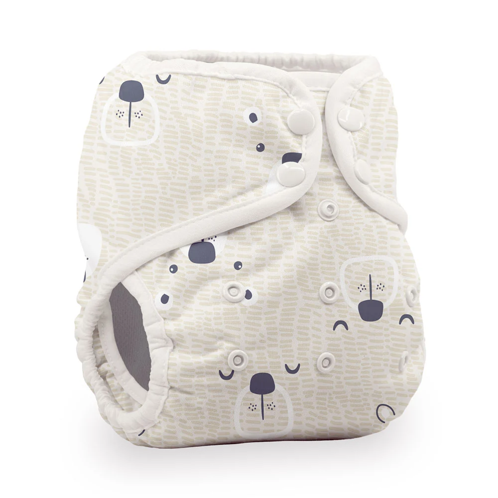 Thirsties NATURAL One-Size Pocket Diaper - SNAP - Bearly - Image 13