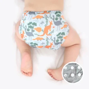 La Petite Ourse One-Size Pocket Cloth Diaper *cannot ship to USA* - Flamingo