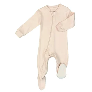 ZippyJamz Footie - Crystal Blush - 0-3m