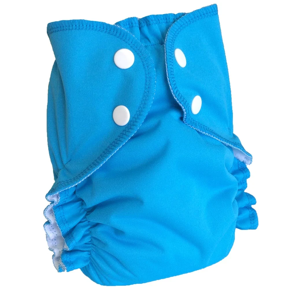 AMP Sized Duo Cloth Diaper - Large (15-35lbs) / Aqua