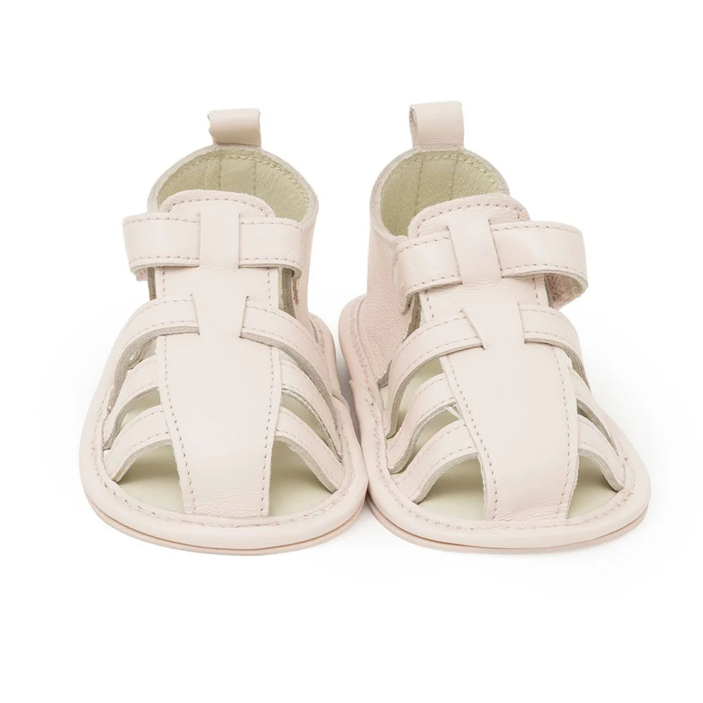 Sherick Fredermen Alexander Leather Sandal - Pink - Large (12-18m) - Image 2
