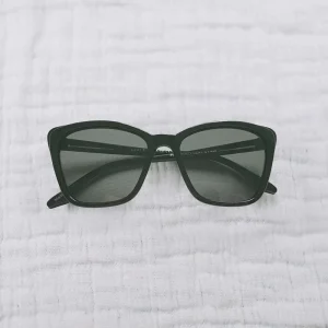 *Honeysuckle Swim Co. Retro Polarized Sunglasses - Black (Size 3-6 Years)