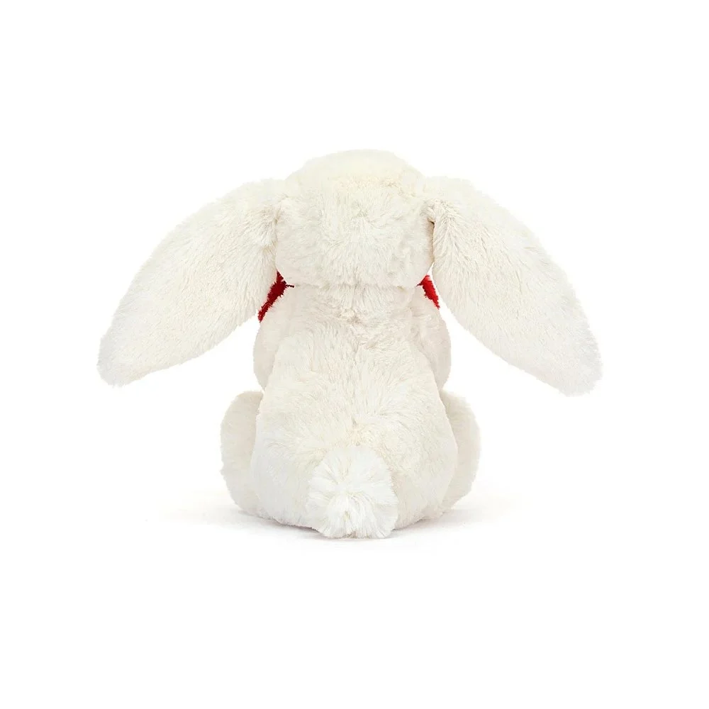 *Jellycat Bashful Red Heart Bunny Original - 12" - Image 2