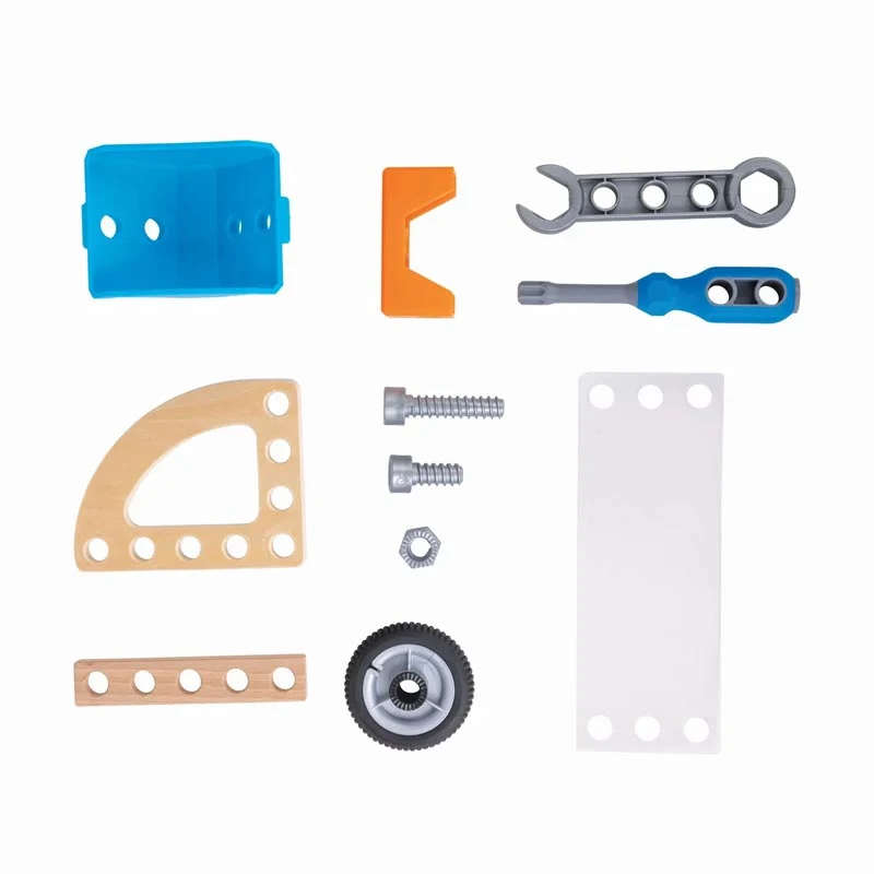 *Hape Build 'n' Drive Car Set - Image 4