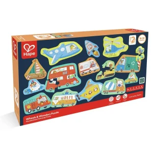 *Hape Wheels & Wonders Puzzle