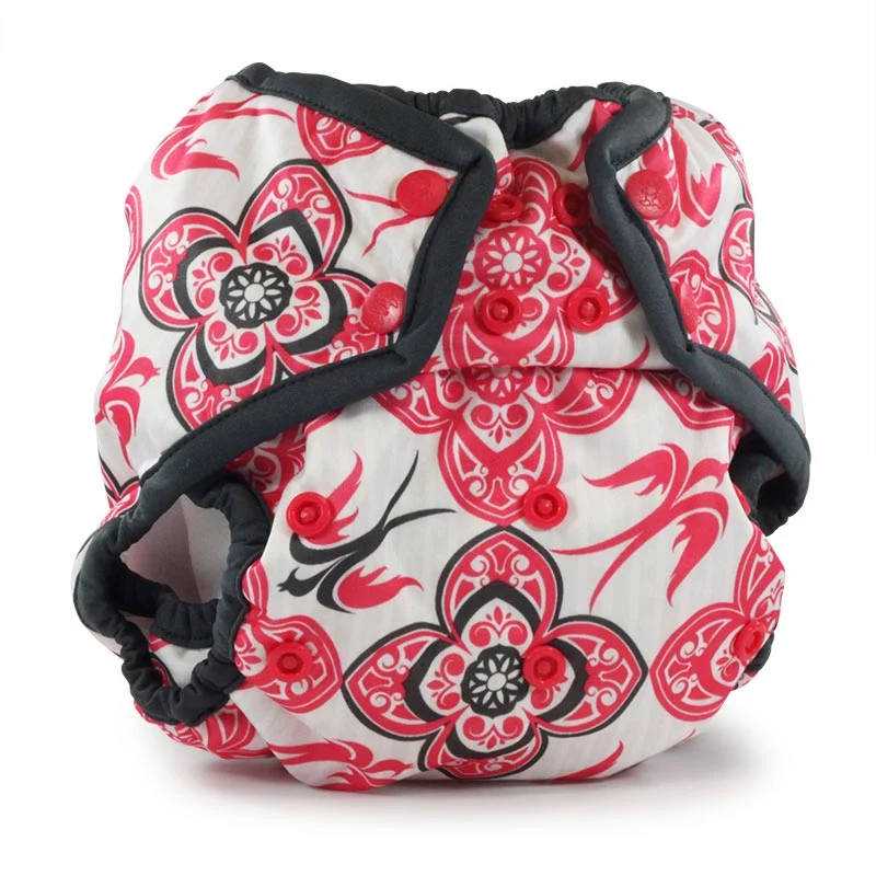 Rumparooz One-Size Cloth Diaper Cover - Snap - Platinum - Image 8