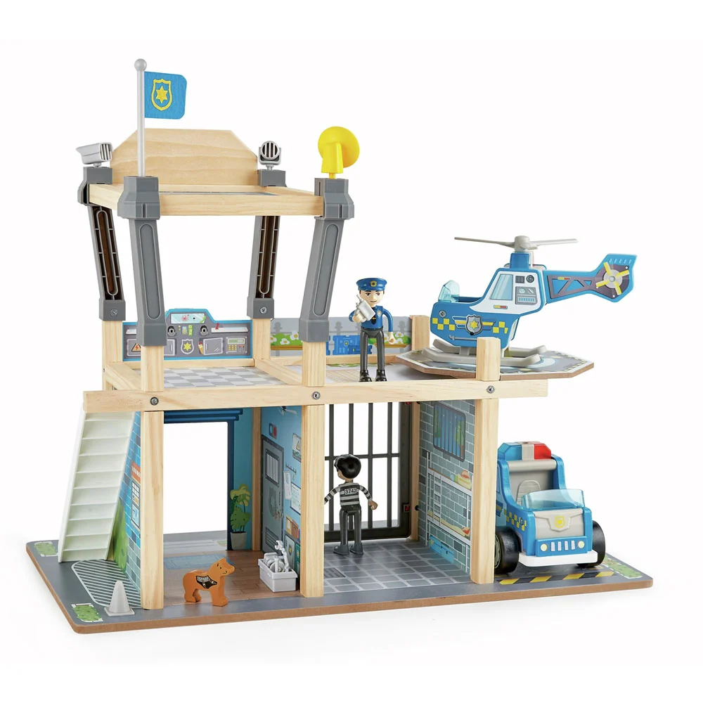 *Hape Metro Police Department Playset - Image 3