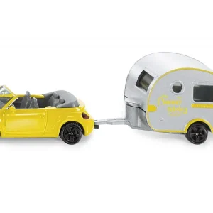 *Siku Car With Trailer Caravan