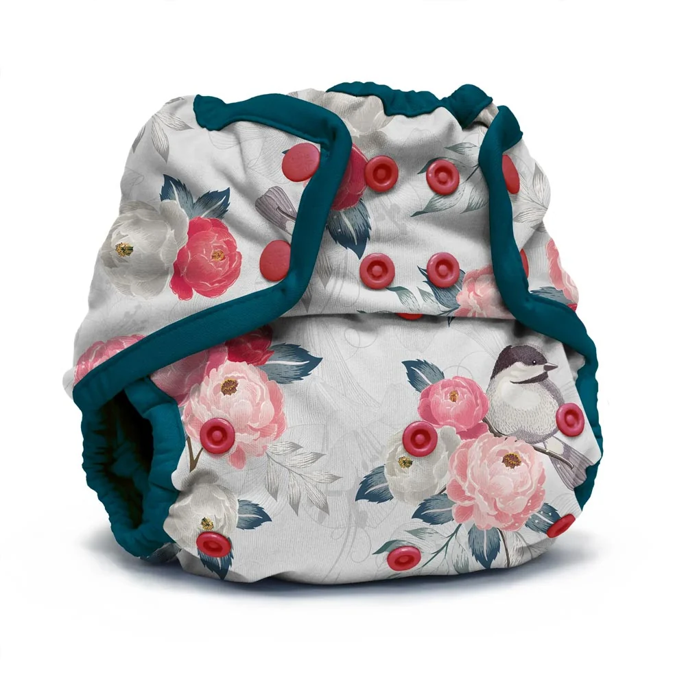 Rumparooz One-Size Cloth Diaper Cover - Snap - Platinum - Image 16