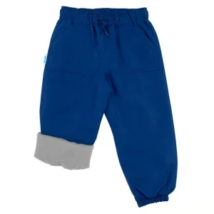 Jan & Jul Cozy-Dry Rain Pants (Fleece Lined) - Nebula Blue - Medium (8-10y)