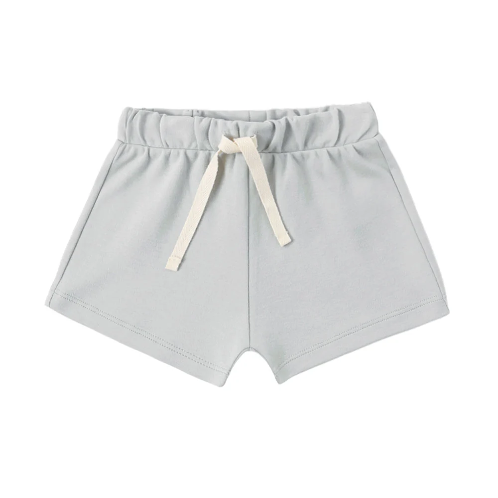 Quincy Mae Play Short - Sky - 4/5y