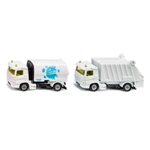 *Siku Street Sweeper & Municipal Waste Truck